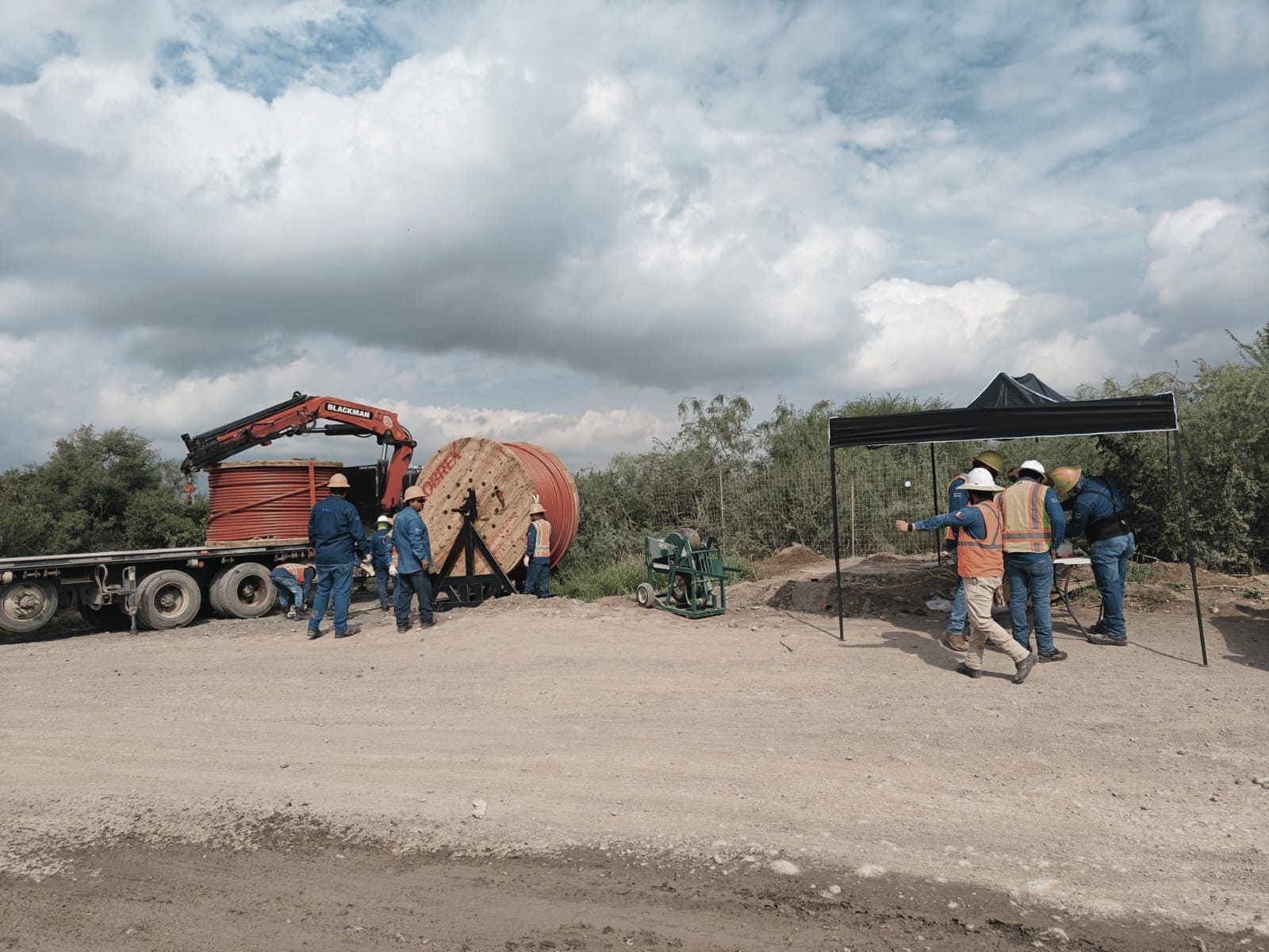Red de distribución eléctrica industrial en Apodaca Nuevo León